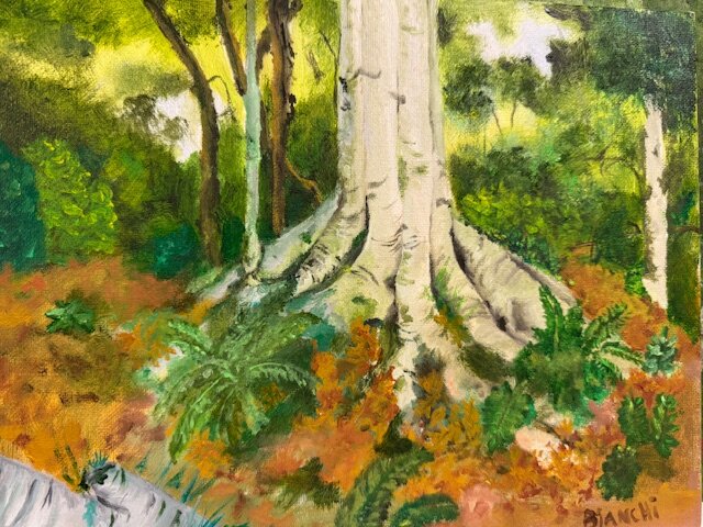 Forest Floor, Oil on canvas, 2024
